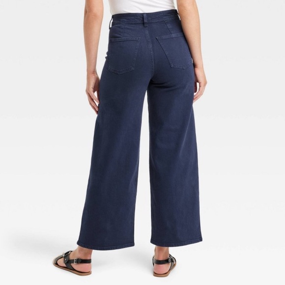 Universal Thread Women's Flare Jeans - Dark Blue - Picture 2 of 5